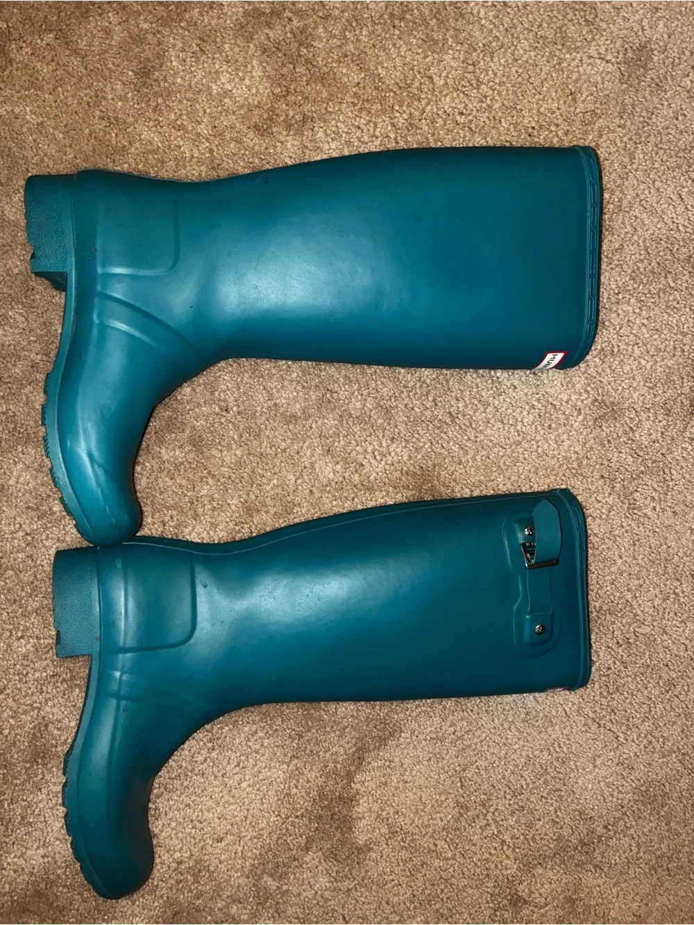 Hunter Teal Tall Rain Boots